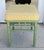 Charles Pollock for William Switzer Green Faux Bamboo Footstool Bench - 1 of 2 available.