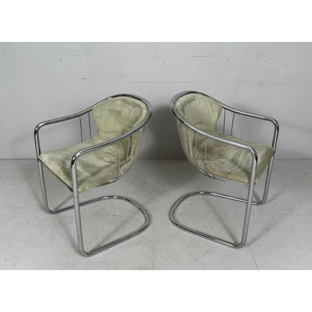 Vintage Cantilever Chairs by Gastone Rinaldi for Rima, 1970s, Set of 4 For Sale - Image 9 of 18
