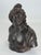 Ceramic Antique Greco-Roman Style Terracotta Bust With Dark Patina – 19th Century For Sale - Image 7 of 7