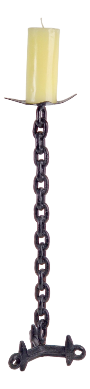 Brutalist Chain Floor Candleholder from Franz West, France, 1960s