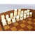 Hand Made Chess and Cribbage Live Edge Game Table on Tree Stump With Pieces For Sale - Image 9 of 17