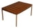 Mid Century Modern Expandable Rosewood and Chrome Dining Table For Sale