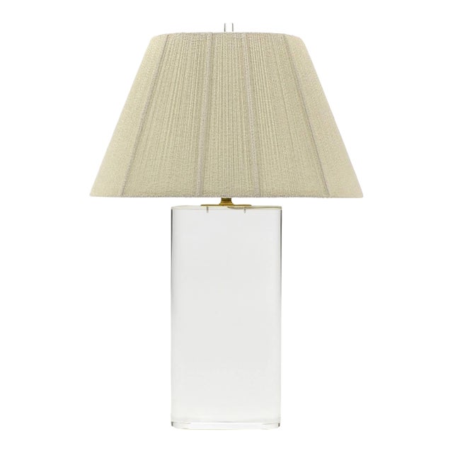 Stunning Lucite Table Lamp in the Manner of Karl Springer For Sale