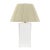 Stunning Lucite Table Lamp in the Manner of Karl Springer For Sale