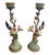 Pair of Vintage French-Style Porcelain and Ormolu Bird Candlesticks For Sale - Image 4 of 11