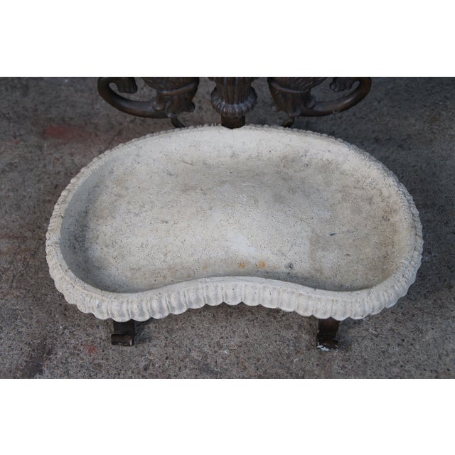 Metal Mid 20th Century Vintage Swan Umbrella Cane Fireplace Hearthware Tool Stand For Sale - Image 7 of 9