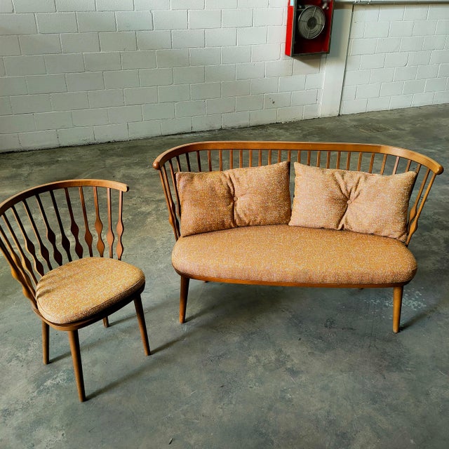Set of Nub Bench Sofa and Chair by Patricia Urquiola for Andreu World, 1990, Set of 2 For Sale - Image 9 of 9