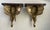 Mid 20th Century Pair Hollywood Regency Style Elephant Head Motif Brass Wall Brackets For Sale - Image 14 of 14