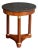 French Empire Round Table or Gueridon of Mahogany With Marble Top For Sale