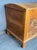 Carved Oak Hunt-Scene Storage Trunk, Estimated Early 1900s For Sale - Image 9 of 9