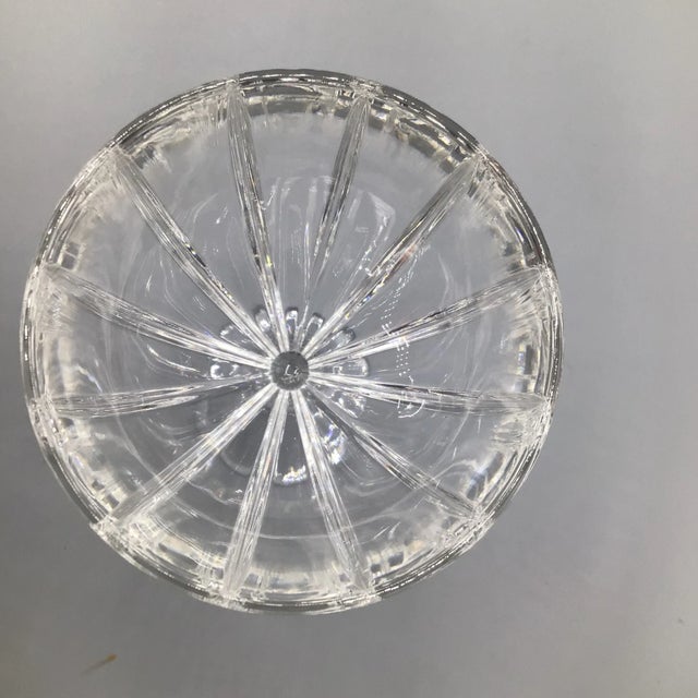 Glass Vintage Waterford Marquis Omega Cut Crystal Wine Glass - 1 For Sale - Image 7 of 12