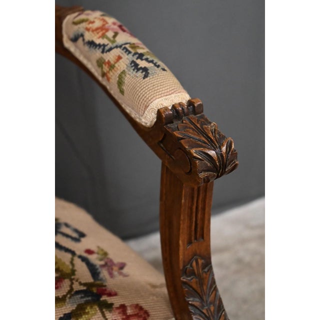 Louis XVI Style Beechwood Armchairs, Early 20th Century, Set of 2 For Sale - Image 13 of 18