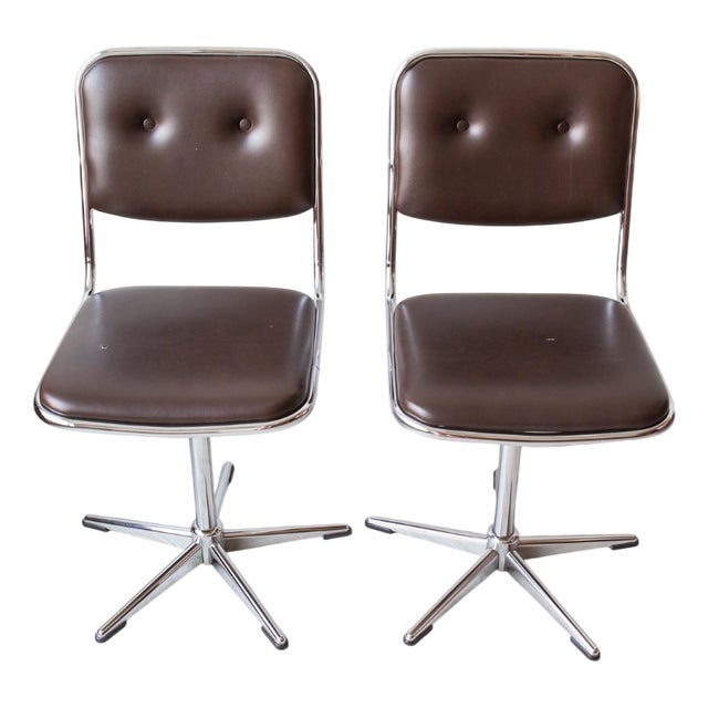 Set of Belgian Office Chairs by Unic Design, 1970 For Sale
