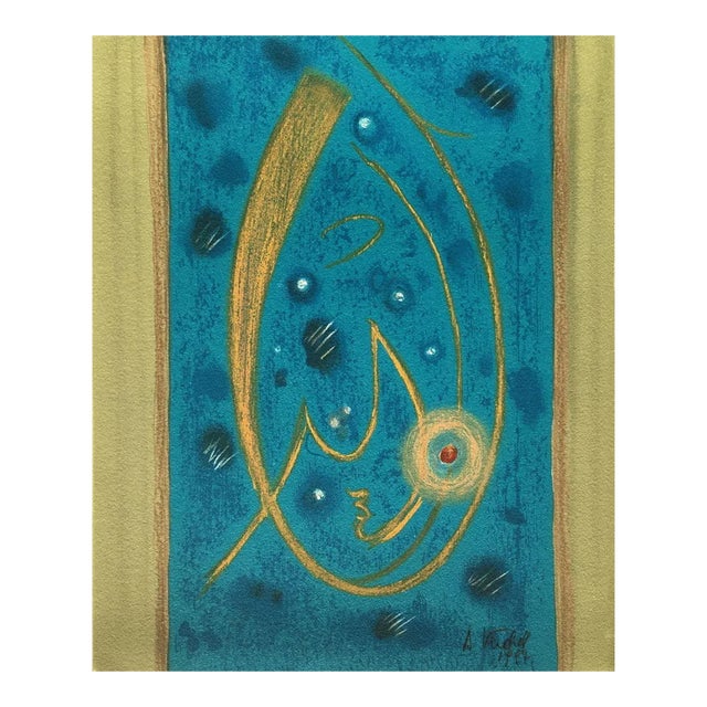 1992 André Verdet Mother Lithograph For Sale