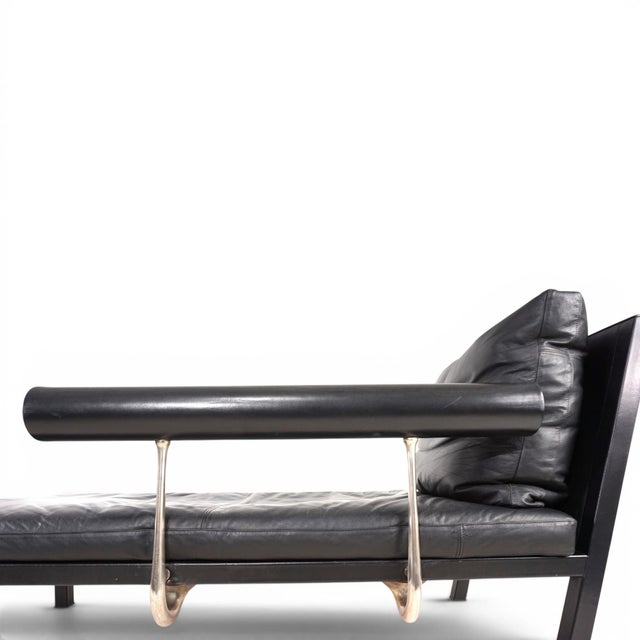 Baisity Chaise Longue in Leather by Antonio Citterio for B&B Italia / C&B Italia, 1980s For Sale - Image 13 of 18