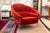 A vintage Milo Baughman for Thayer Coggin "Boldido" lounge chair and ottoman. This stunning lounge set is a carefully...