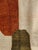 Moroccan Contemporary Orange Green Color Block Wool Moroccan Rug For Sale - Image 3 of 18