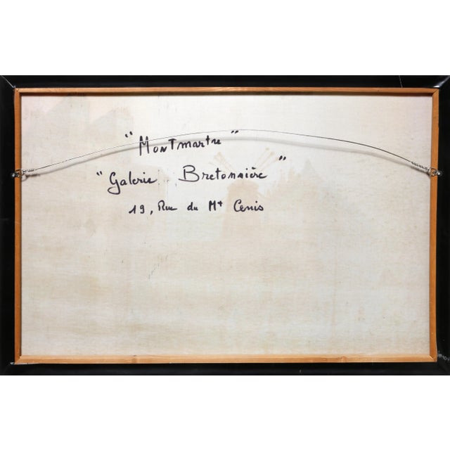 Galerie Bretommiere, Unknown Artist Oil on Canvas, Signed "m.lott" Lower Right For Sale - Image 4 of 5