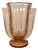 Art Deco Pink Glass Vase by Val Saint Lambert, Belgium, 1930s For Sale