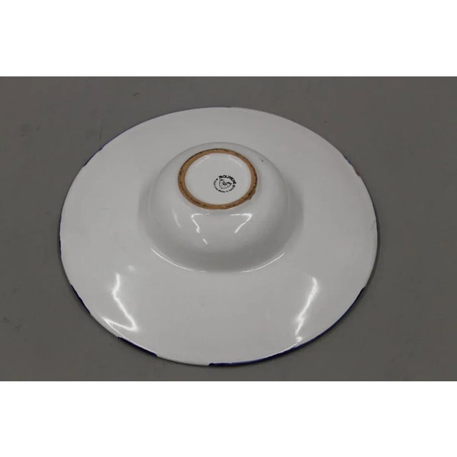 Blue and White Striped Ceramic Bowl from Solimene For Sale - Image 6 of 8