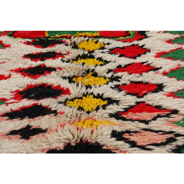 Mid 20th Century Colorful Vintage Moroccan Azilal Rug - 05'04 X 08'07 For Sale - Image 5 of 9