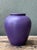 Vintage West German Handcrafted Purple Ceramic Vessel For Sale In West Palm - Image 6 of 15