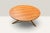 An elegant and exceptional mid-century table by Baly, produced for the Swiss company Wohnhilfe. This distinctive round...