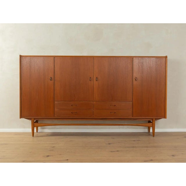 Scandinavian Teak Highboard, 1960s For Sale - Image 12 of 12
