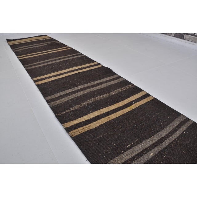 1960s Anatolian Kurdish Handwoven Runner Rug For Sale - Image 9 of 10