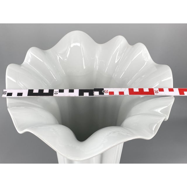 Large Porcelain Floor Vase Tavola Argos by Hutschenreuther, 1990s For Sale - Image 12 of 14
