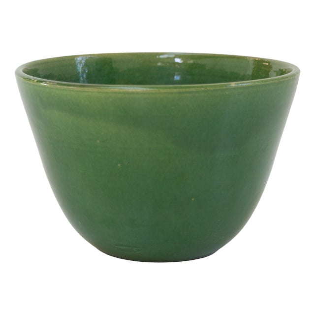 Green Ceramic Bowl by Andersson & Johansson for Höganäs, Sweden, 1940s For Sale