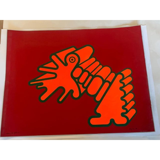 1970s Renato Volpini, Original Multiple Element of Useless Machine, 1970s, Screenprint For Sale - Image 5 of 6
