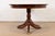 Henkel Harris Georgian Banded Mahogany Double Pedestal Extension Dining Table, Newly Refinished For Sale - Image 12 of 14