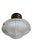 Holophane Mid 20th Century Rare Holophane Flushmount Light Fixture For Sale - Image 4 of 11