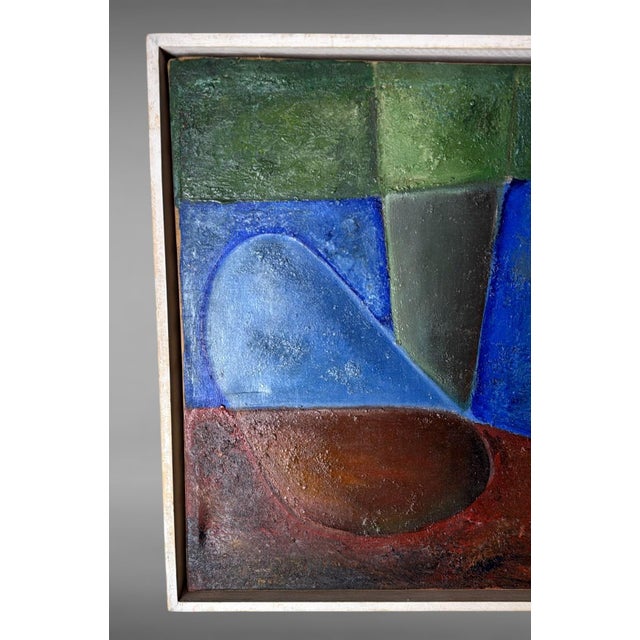 Mid 20th Century Abstract Lyrical French Oil Painting on Canvas For Sale - Image 13 of 18