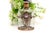 Glass Perfume Bottle with Silver Structure For Sale - Image 5 of 5