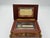 Swiss Vintage Regue Saint Croix music box with floral marquetry. Plays 3 songs: Clair de Lune The Blue Danube Anniversary...