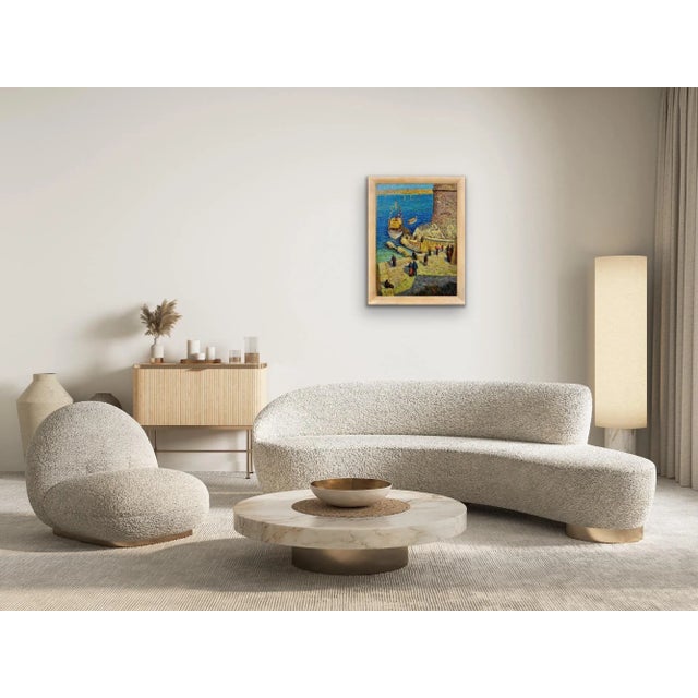 Jean-Baptiste Olive, The Château d'If, Frioul Archipelago, Marseille, Oil Painting, Framed For Sale - Image 11 of 18