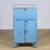 Bring a touch of vintage industry to your interior with this robust 1970s cabinet. Made of iron and finished in a blue hue...