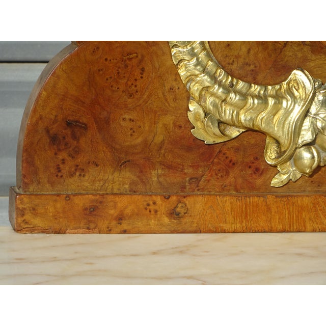 Gold Louis XVI Style Buffet in Burr Walnut with Gilt Bronze Mounts, 1800s For Sale - Image 8 of 18