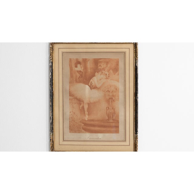 1900 - 1909 France Sienna Wood Painting For Sale - Image 14 of 15