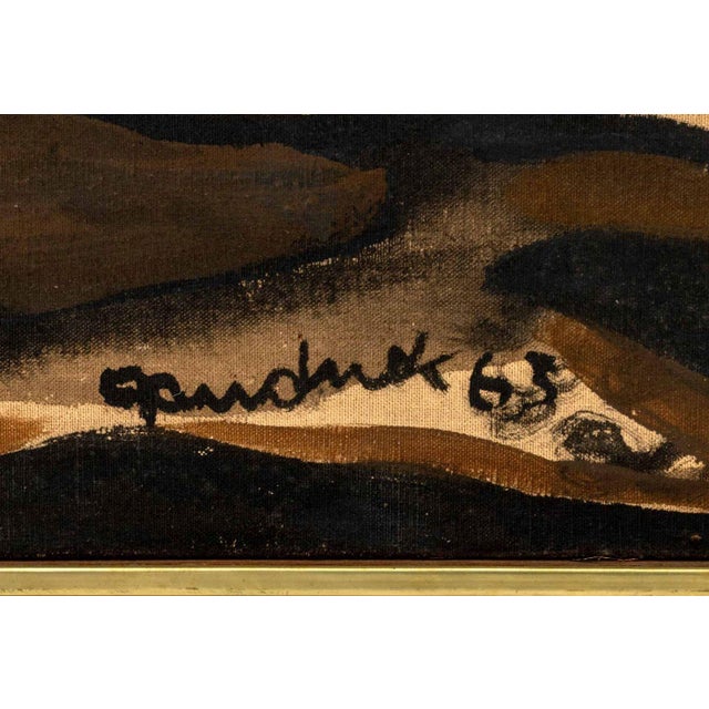 Walter Gaudnek "The Creation of Eve" Oil, 1963 For Sale In New York - Image 6 of 8