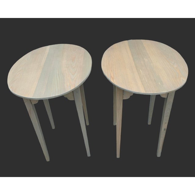 Hand Made Solid Wood Side Tables , a Pair For Sale In Greenville, SC - Image 6 of 9