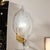 Pair of Mid-Century Hand-Blown Murano Glass Striated Leaf Sconces by Franco Luce For Sale - Image 11 of 12