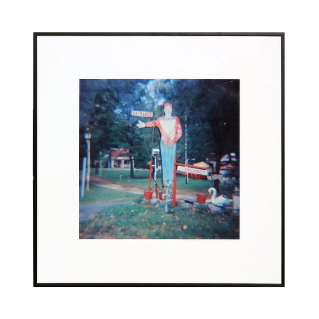 Classic Americana c-print photograph of a vintage bell hop sign in Noel, MO by Houston, TX artist Amy Blakemore. The photo...