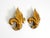 Fleur-De-Lis Wall Lamps in Gold-Plated Metal by Hans Kögl, 1970s, Set of 2 For Sale - Image 4 of 18