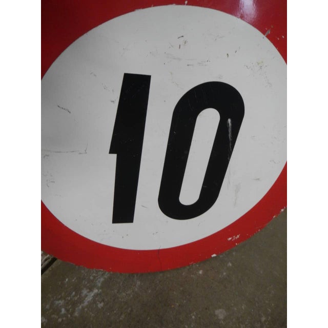 1960s No Parking Road Sign, 1960 For Sale - Image 5 of 6