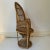 Wood 1960s Child Size Rattan Peacock Chair For Sale - Image 7 of 7