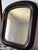 Antique Victorian Era Rounded Arch Tombstone Mirror With Original Glass For Sale - Image 9 of 9