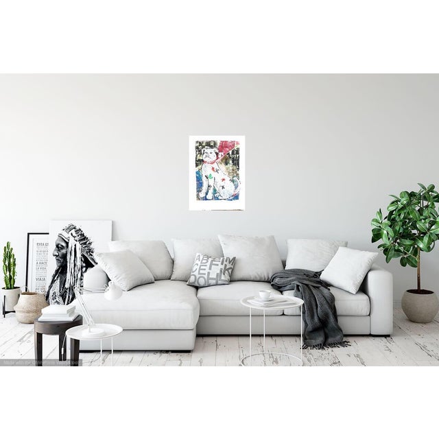 Martha Holden " Happy Dog" Modern Painting For Sale - Image 4 of 7